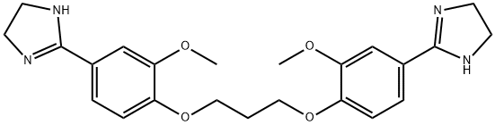 1,3-Di-(4-imidazolino-2-methoxyphenoxy)propane Struktur