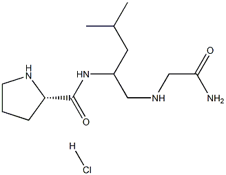 prolyl-leucyl-psi(methylamino)glycinamide Struktur