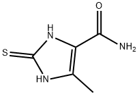 1H-Imidazole-4-carboxamide,2,3-dihydro-5-methyl-2-thioxo-(9CI) Struktur