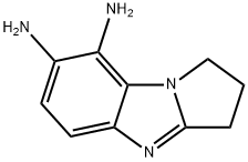 1H-Pyrrolo[1,2-a]benzimidazole-7,8-diamine,2,3-dihydro-(9CI) Struktur