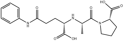 N-(1-carboxy-3-carboxanilidopropyl)alanylproline Struktur