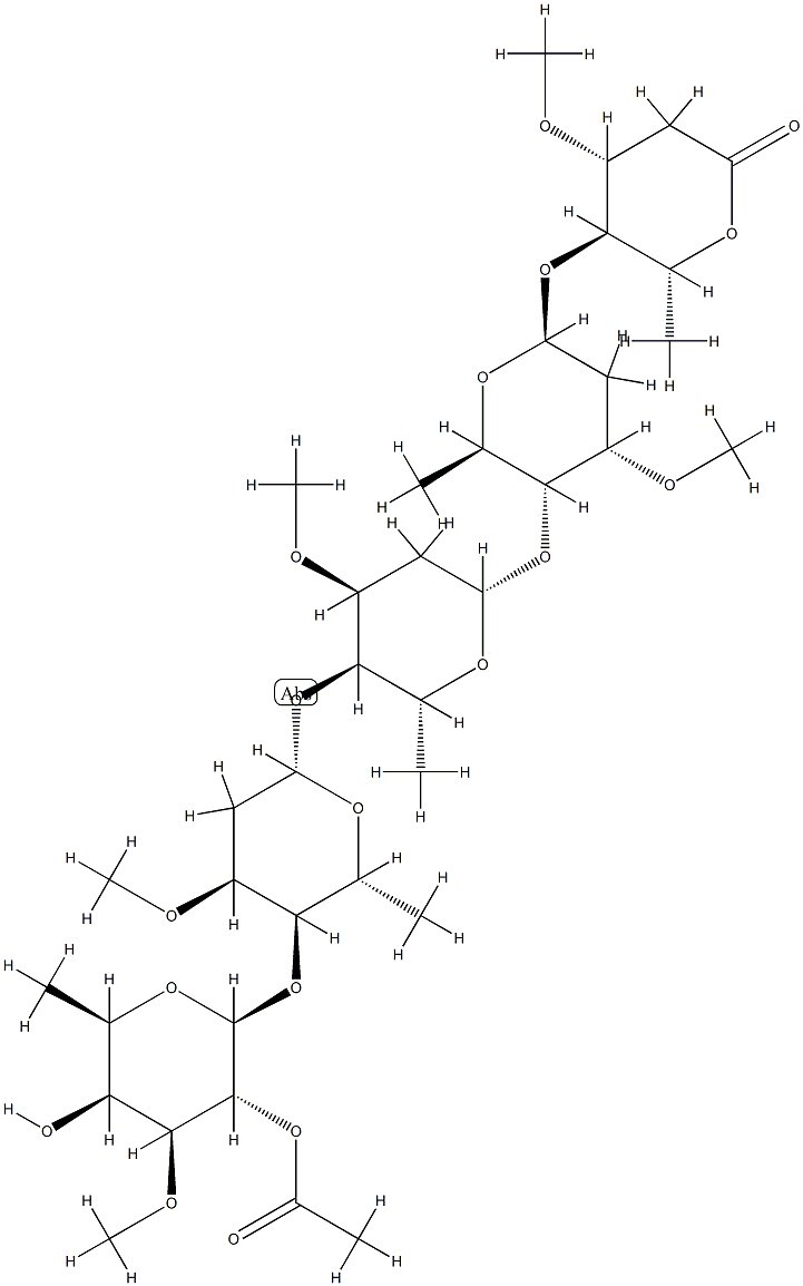 Acetyl Perisesaccharide C Struktur