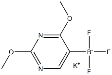 Potassium 2,4-dimethoxypyrimidine-5-trifluoroborate Struktur