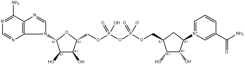 carbanicotinamide adenine dinucleotide Struktur