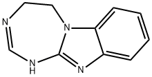 1H-[1,3,5]Triazepino[1,2-a]benzimidazole,4,5-dihydro-(9CI) Struktur