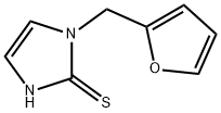 1-(furan-2-ylmethyl)-1H-imidazole-2-thiol Struktur