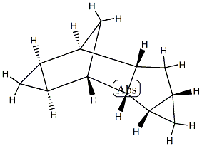 2,4-Methano-1H-dicycloprop[a,f]indene,decahydro-,(1a-alpha-,1b-bta-,2-alpha-,2a-bta-,3a-bta-,4-alpha-,4a-bta-,5a-alpha-)-(9CI) Struktur