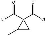 1,1-Cyclopropanedicarbonyl chloride, 2-methyl- (6CI) Struktur