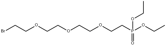 Bromo-PEG3-phosphonic acid ethyl ester Struktur