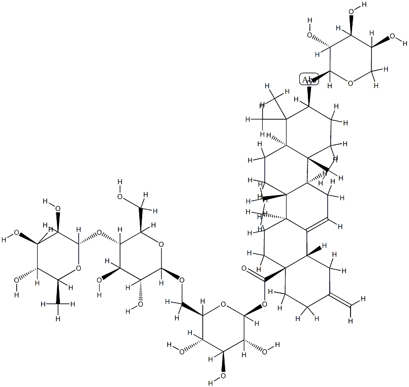 ciwujianoside C1 Struktur