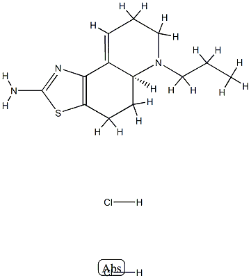 6-propyl-4,5,5a,6,7,8-hexahydrothiazolo(4,5-f)quinolin-2-amine Struktur