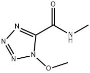 1H-Tetrazole-5-carboxamide,1-methoxy-N-methyl-(9CI) Struktur