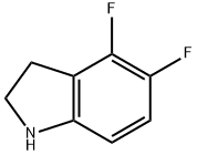 4,5-difluoroindoline Struktur