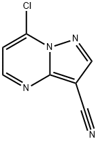 7-Chloropyrazolo[1,5-a]pyiMidine-3-carbonitrile Struktur