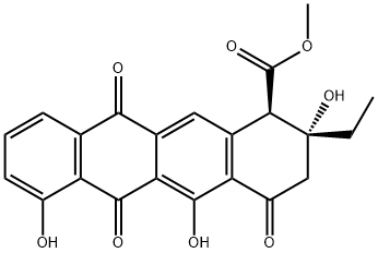 aklaviketone Struktur