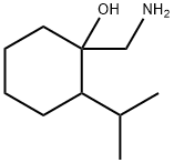 Cyclohexanol,1-(aminomethyl)-2-(1-methylethyl)-(9CI) Struktur