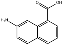 1-Naphthalenecarboxylicacid,7-amino-(9CI) Struktur