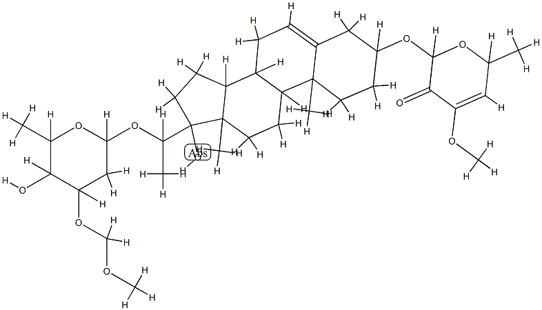 北五加皮苷O 結(jié)構(gòu)式