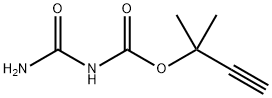 3-Butyn-2-ol,2-methyl-,allophanate(6CI) Struktur