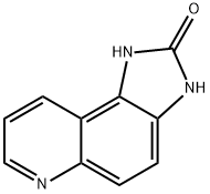 2H-Imidazo[4,5-f]quinolin-2-one,1,3-dihydro-(9CI) Struktur