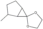 Spiro[bicyclo[3.1.0]hexane-6,2-[1,3]dioxolane],  2-methyl-,  [1R-(1-alpha-,2-bta-,5-alpha-)]-  (9CI) Struktur