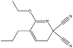 2,2(3H)-Pyridinedicarbonitrile,6-ethoxy-5-propyl-(9CI) Struktur