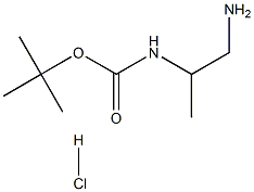 2-N-BOC-propane-1,2-diamine-HCl Struktur