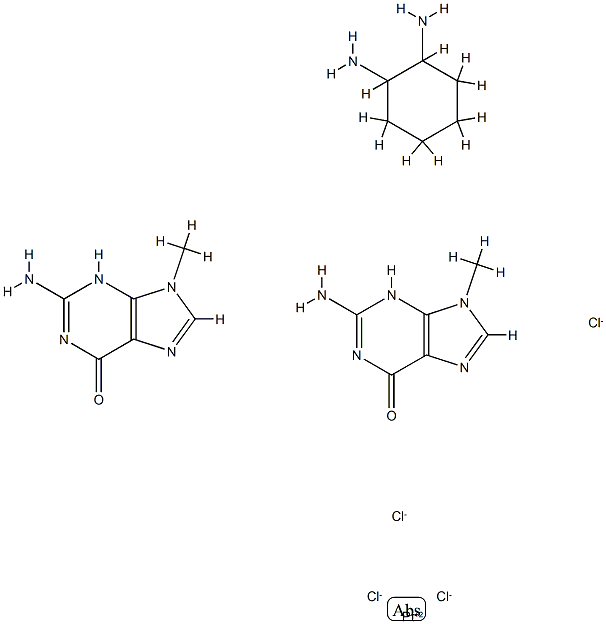 Platinum(IV)cyclohexyldiamine-9-methylguanosine dichloride Struktur