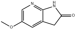 5-Methoxy-7-aza-2-oxindole Struktur