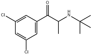 2-(tert-ButylaMino)-3',5'-chloropropiophenone hydrochloride Struktur