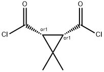 1,2-Cyclopropanedicarbonyldichloride,3,3-dimethyl-,cis-(9CI) Struktur