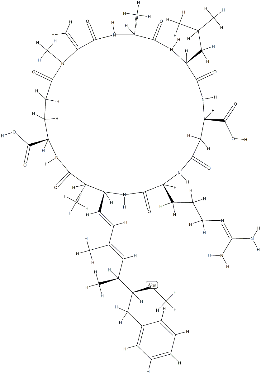 toxin II, cyanobacterium Struktur