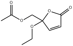 2(5H)-Furanone,5-[(acetyloxy)methyl]-5-ethoxy-(9CI) Struktur