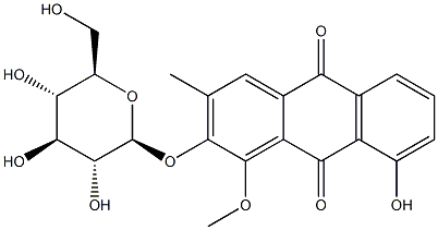 Obtusifolin 2-glucoside Struktur