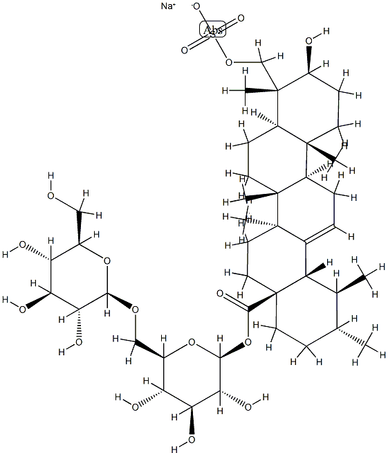 sulfapatrinoside I Struktur