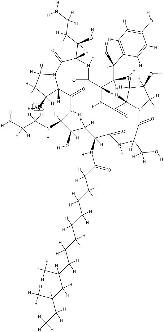 Caspofungin IMpurity A Struktur