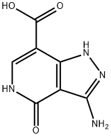 1H-Pyrazolo[4,3-c]pyridine-7-carboxylicacid,3-amino-4-hydroxy-(6CI) Struktur