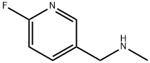 3-Pyridinemethanamine,6-fluoro-N-methyl-(9CI) Struktur