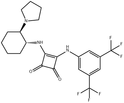 3-[[3,5-bis(trifluoroMethyl)phenyl]aMino]-4-[[(1S,2S)-2-(1-pyrrolidinyl)cyclohexyl]aMino]-