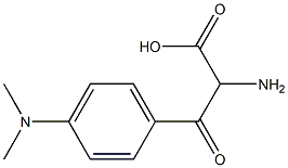 Phenylalanine,  4-(dimethylamino)--bta--oxo- Struktur