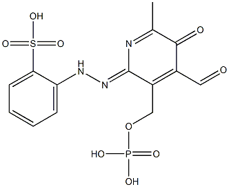 pyridoxal phosphate-6-azophenyl-2'-sulfonic acid Struktur