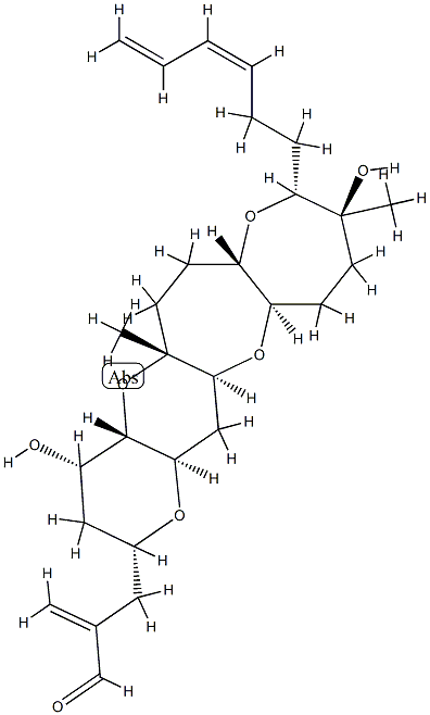 hemibrevetoxin B Struktur