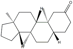 5α-Androstan-2-one Struktur