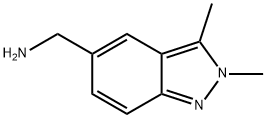 5-Aminomethyl-2,3-dimethyl-2H-indazole Struktur