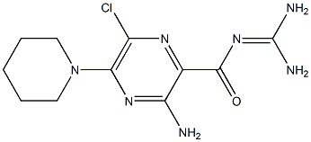 N(5)-piperidine-amiloride Struktur