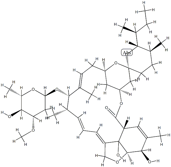 :Ivermectin B1a monosaccharide Struktur