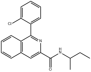 3-?Isoquinolinecarboxam?ide, 1-?(2-?chlorophenyl)?-?N-?(1-?methylpropyl)?-