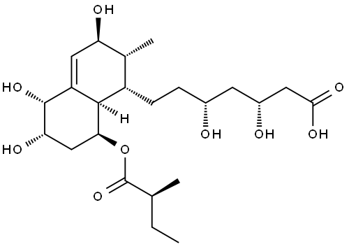 pravastatin dihydrodiol Struktur