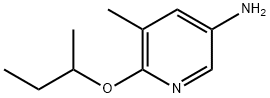 6-sec-butoxy-5-Methylpyridin-3-aMine Struktur