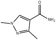 1H-Pyrazole-4-carboxamide,1,3-dimethyl-(9CI) Struktur